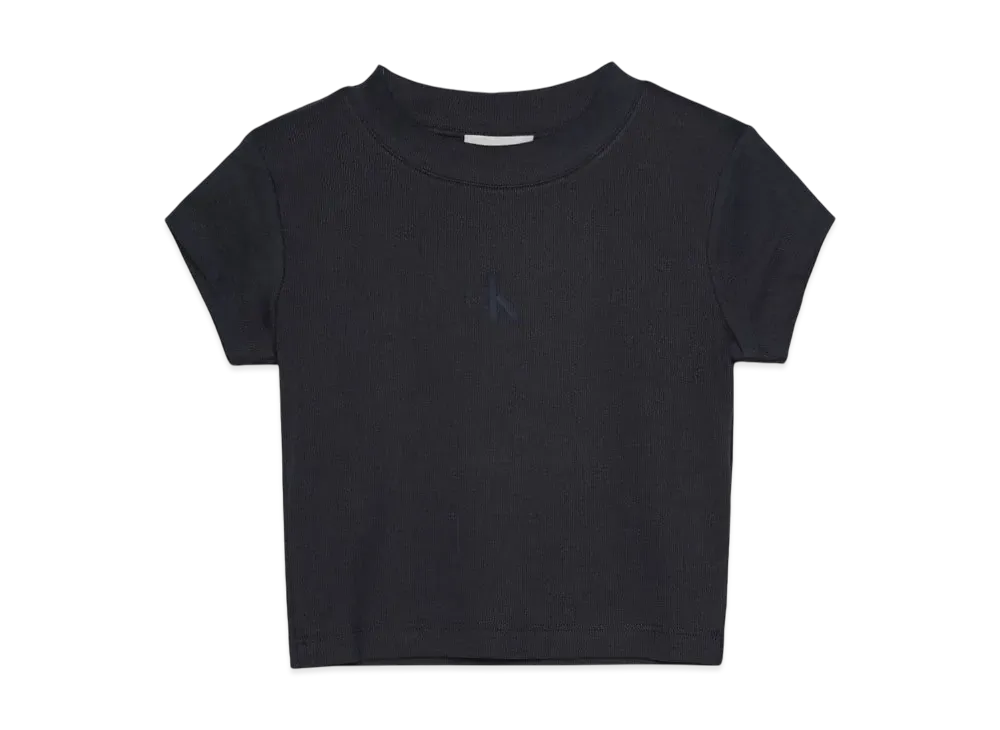 Calvin Klein Jeans A- MONOGRAM BABY TEE "Ebony"