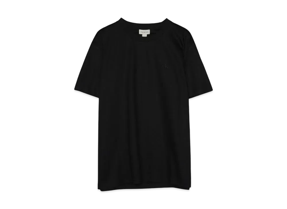 Calvin Klein Jeans A- SS REG LIQUID COTTON TEE "Ck Black"