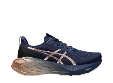 Asics Women's Novablast 4 Platinum "Blue Expanse/Rose Gold"