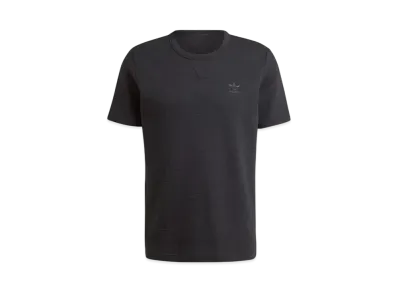 adidas Trefoil Essentials Waffle Short Sleeve T-Shirt "Black"