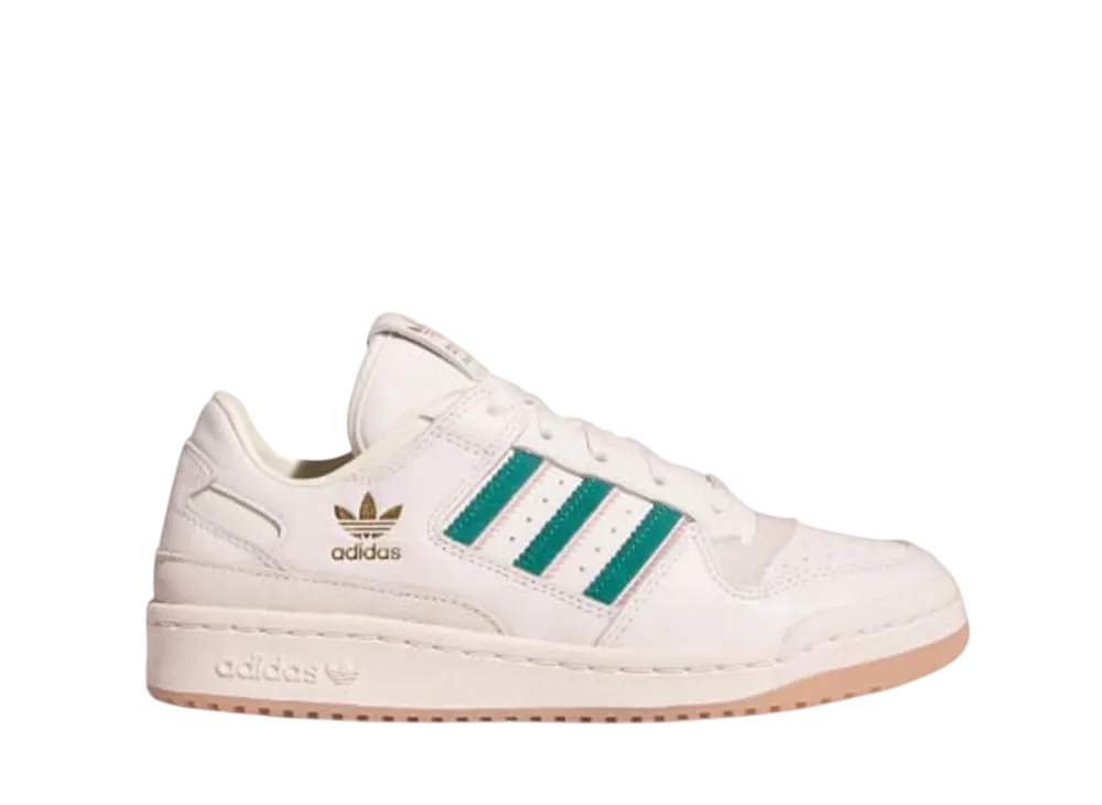 アディダスオリジナルス ウィメンズ フォーラム ロー CL "クラウドホワイト/アクティブグリーン/サンディピンク"