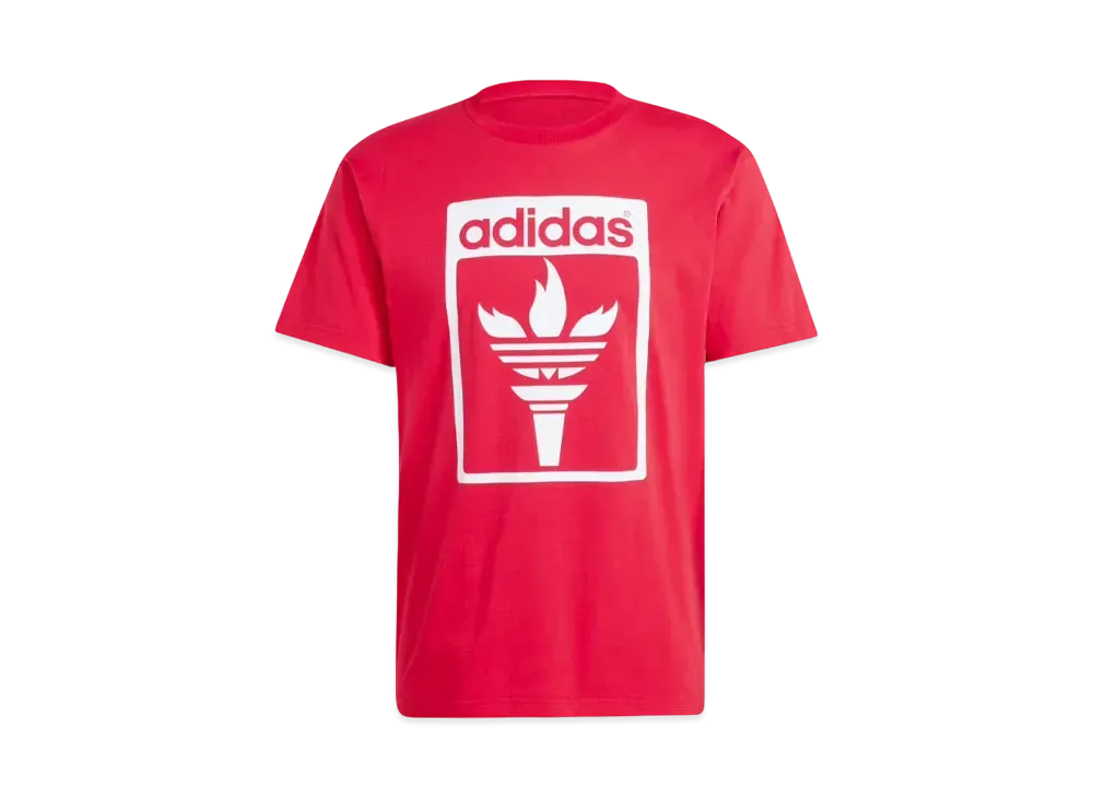 adidas Trefoil Torch T-Shirt "Better Scarlet"