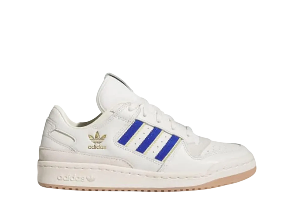 adidas Women's Forum Low CL "Cloud White/Royal Blue/Almost Yellow"