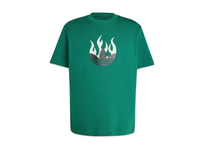 adidas Frame Logo T-shirt "Collegiate Green"