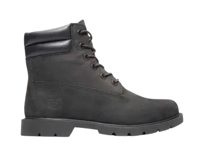 Timberland Women's Linden Woods 6 Inch Lace Up Waterproof Boot "Black"