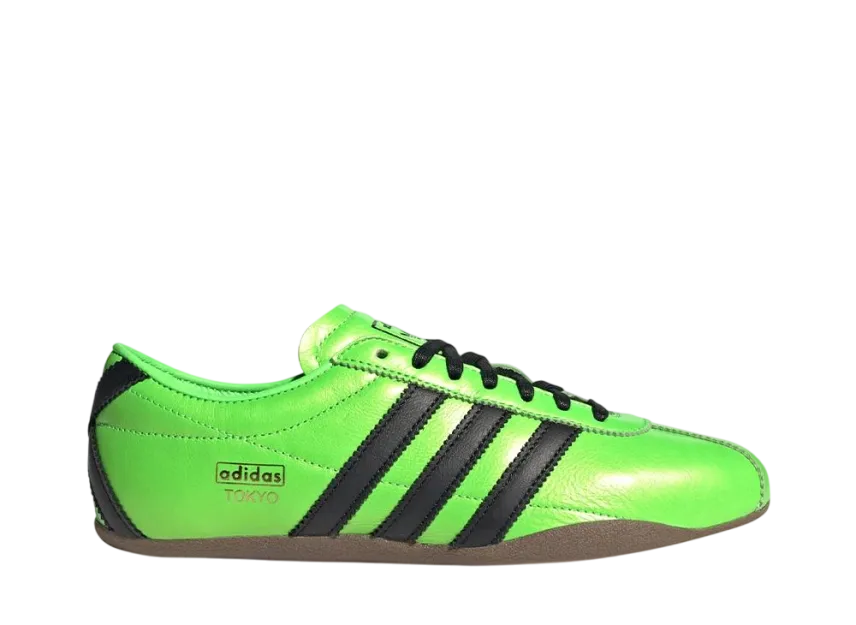 アディダスオリジナルス ウィメンズ トーキョー デコン "ソーラーグリーン/コアブラック/ゴールドメタリック"