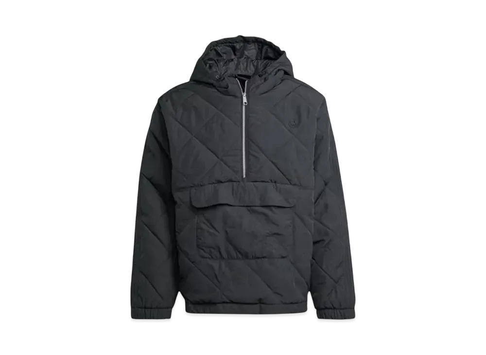 adidas Premium Essentials Quilt 1/2 Zip Jacket "Black"