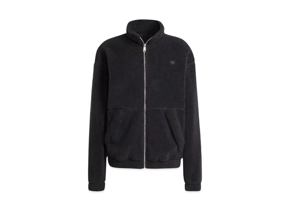 adidas Premium Essentials Polar Fleece Full Zip Sweatshirt "Black"