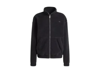 adidas Premium Essentials Polar Fleece Full Zip Sweatshirt "Black"