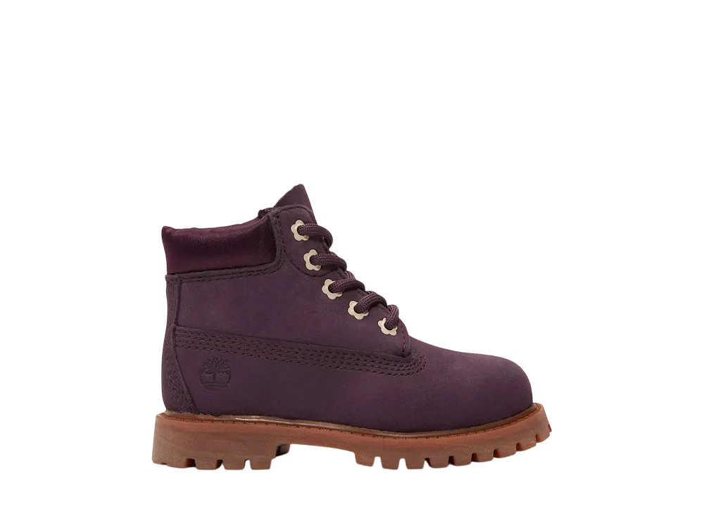 ティンバーランド TD プレミアム 6インチ ウォータープルーフ ブーツ "ダークパープル" (キッズ)