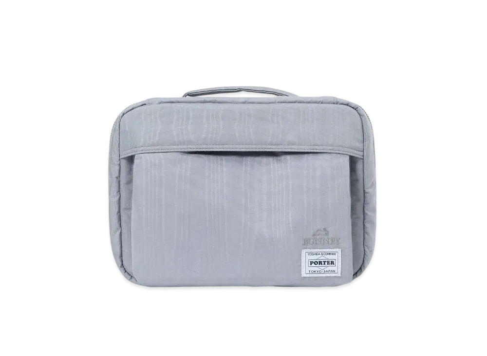 PORTER x BUNNEY Jewelry Case "Gray Moire"