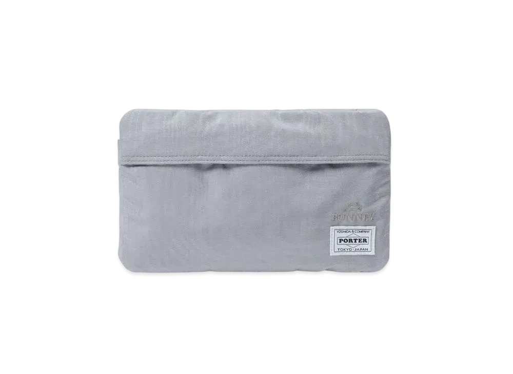PORTER x BUNNEY Jewelry Pouch "Gray Moire"