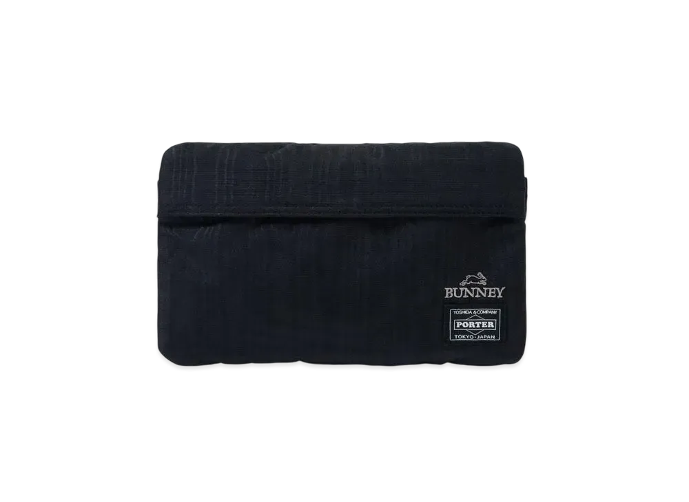 PORTER x BUNNEY Jewelry Pouch "Black Moire"