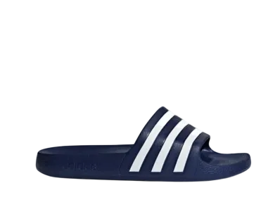 adidas Adilette Aqua Slides "Dark Blue/Cloud White"