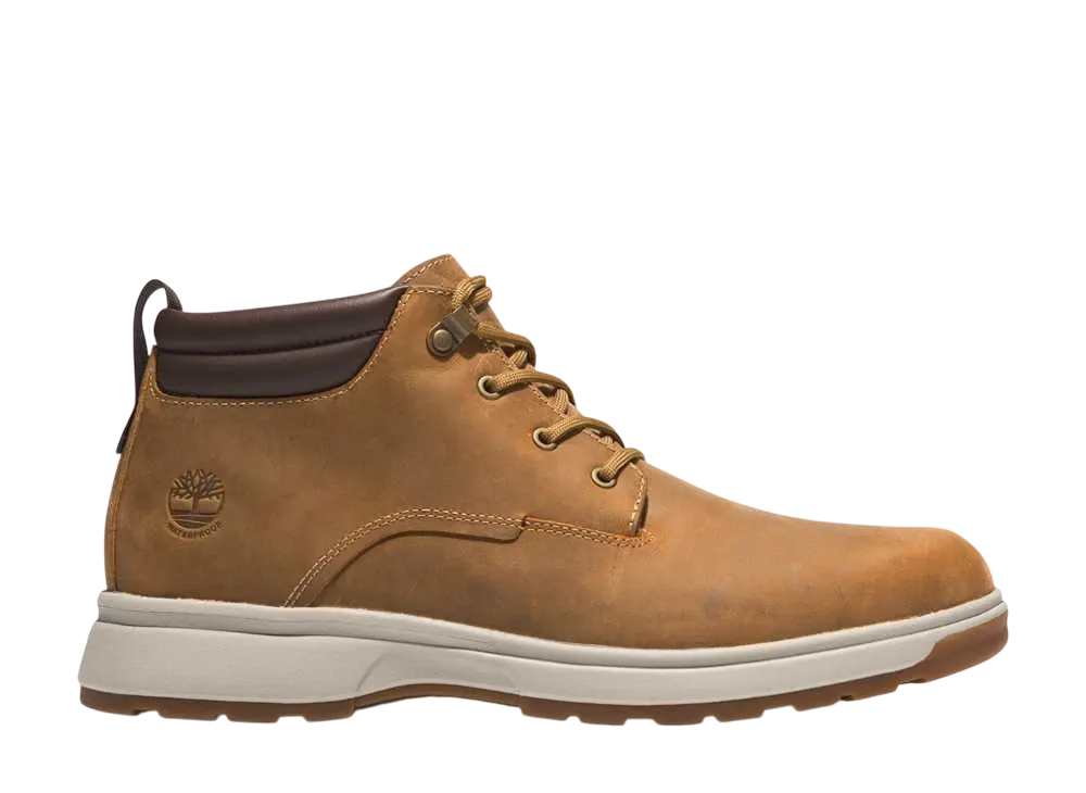 ティンバーランド アトウェルズ アベニュー ミッド レースアップ ウォータープルーフ チャッカ ブーツ "ウィート"