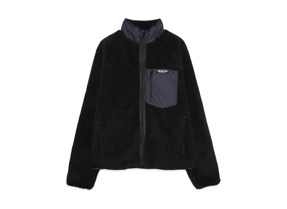 RATS ZIP FLEECE "BLACK"