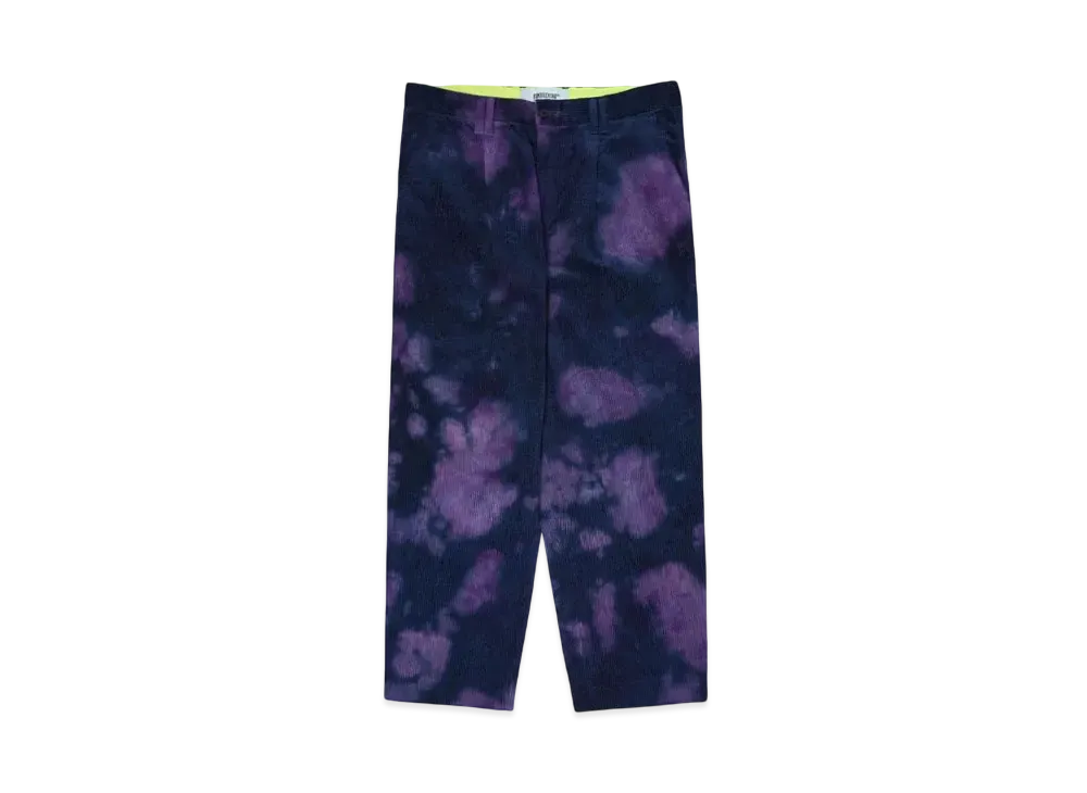HOMBRE Nino TIE DYE CORDUROY PANTS "PURPLE"