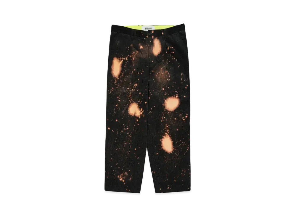 HOMBRE Nino TIE DYE CORDUROY PANTS "BLACK"