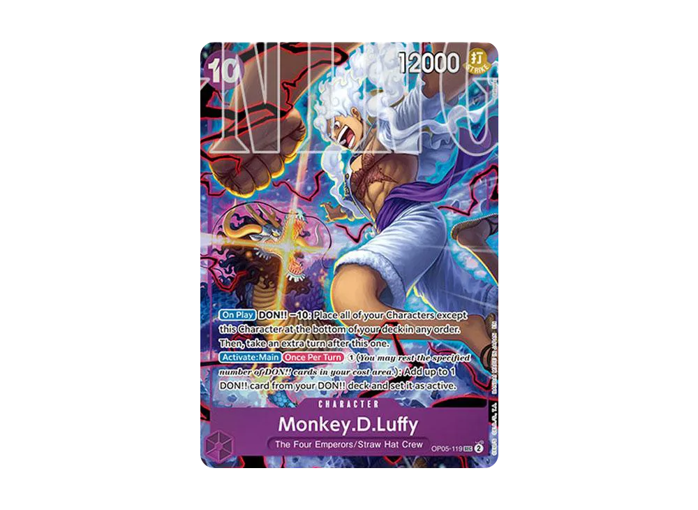 ルフィ 英語 2nd ANNIVERSARY SET OP05-119 English 2nd Anniversary