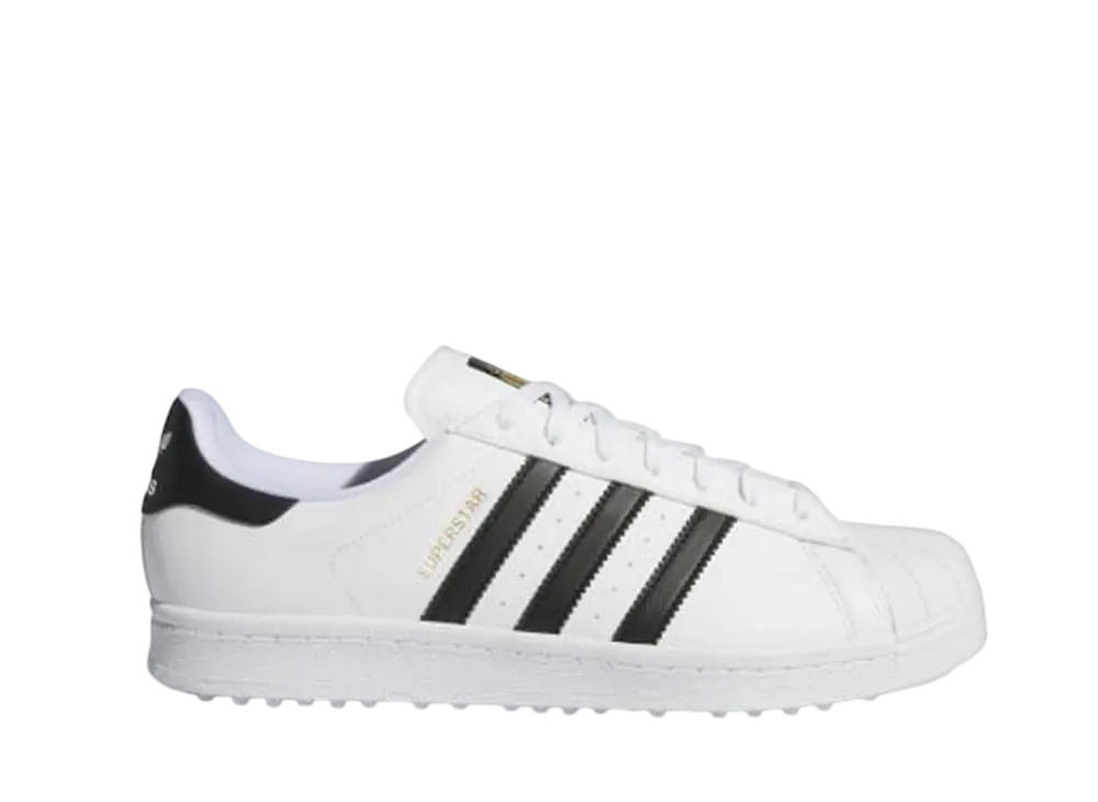 adidas Superstar Golf Spikeless "Cloud White/Core Black/Gold Metallic"