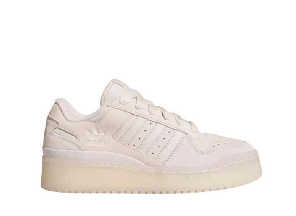 adidas Women's Forum Bold Stripes "Putty Mauve/Cream White"