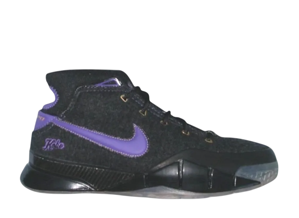 スタッシュ × ナイキ コービー1 "ブラック/パープル"