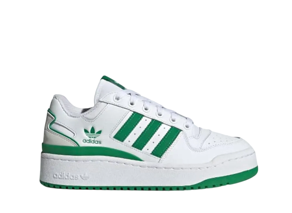 adidas Women's Forum Bold "Cloud White/Green/Grey One"