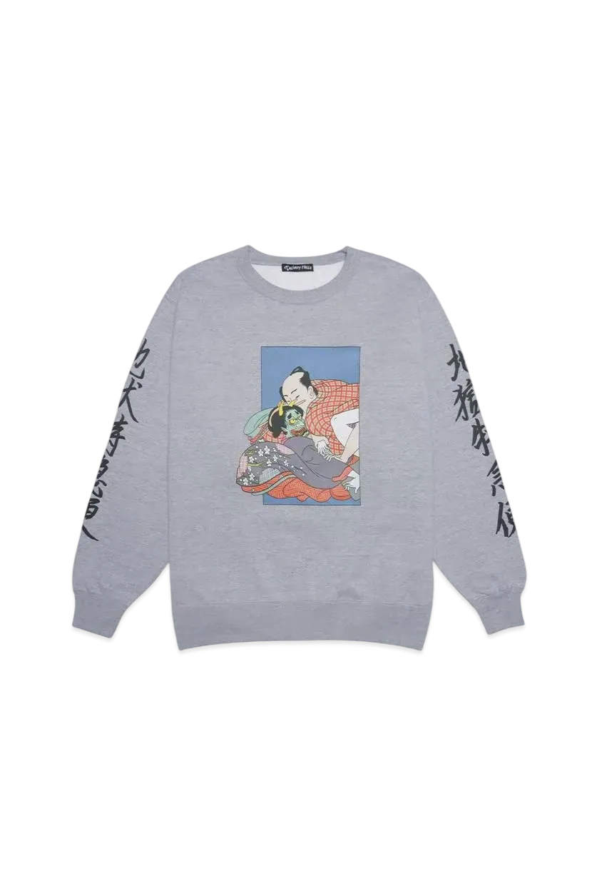 F-LAGSTUF-F "地獄特急便"SWEAT "GRAY"