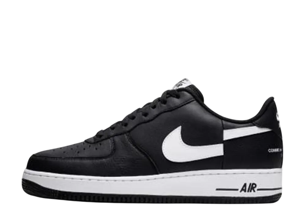 Supreme × COMME des GARCONS SHIRT × Nike Air Force 1 Low "Black/White" (2018)