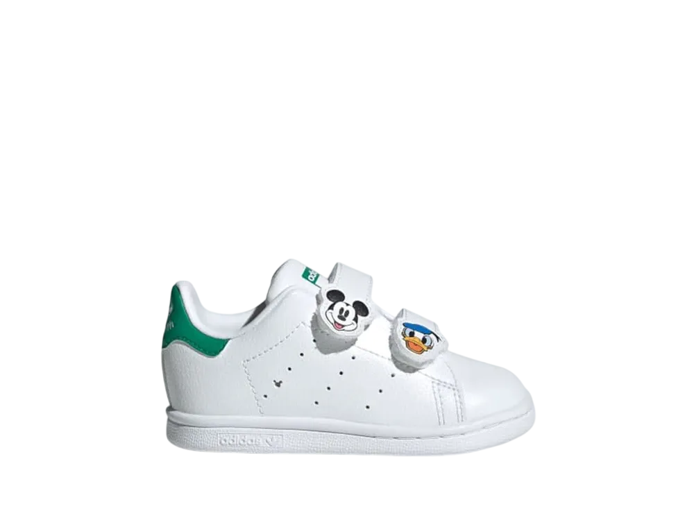 ディズニー × アディダスオリジナルス TD スタンスミス コンフォートクロージャー "クラウドホワイト/コートグリーン/コアブラック" (キッズ)
