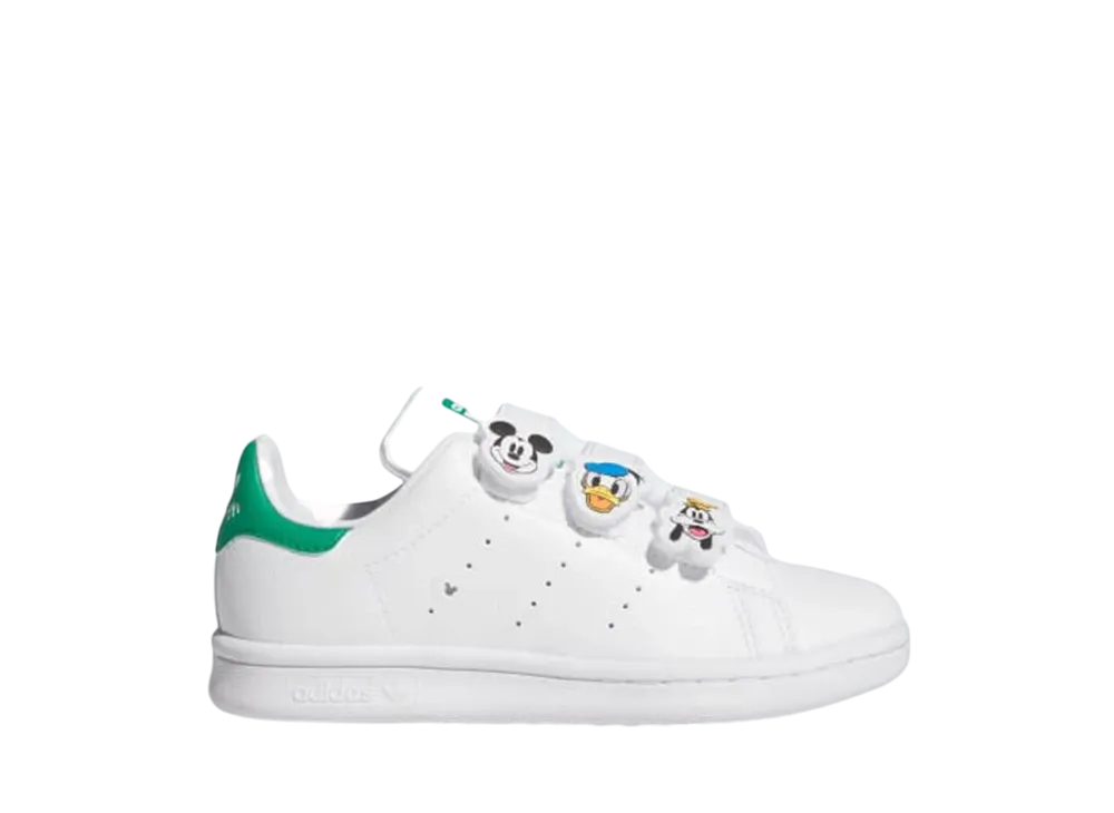 Disney × adidas PS Stan Smith Comfort Closure "Cloud White/Court Green/Core Black"