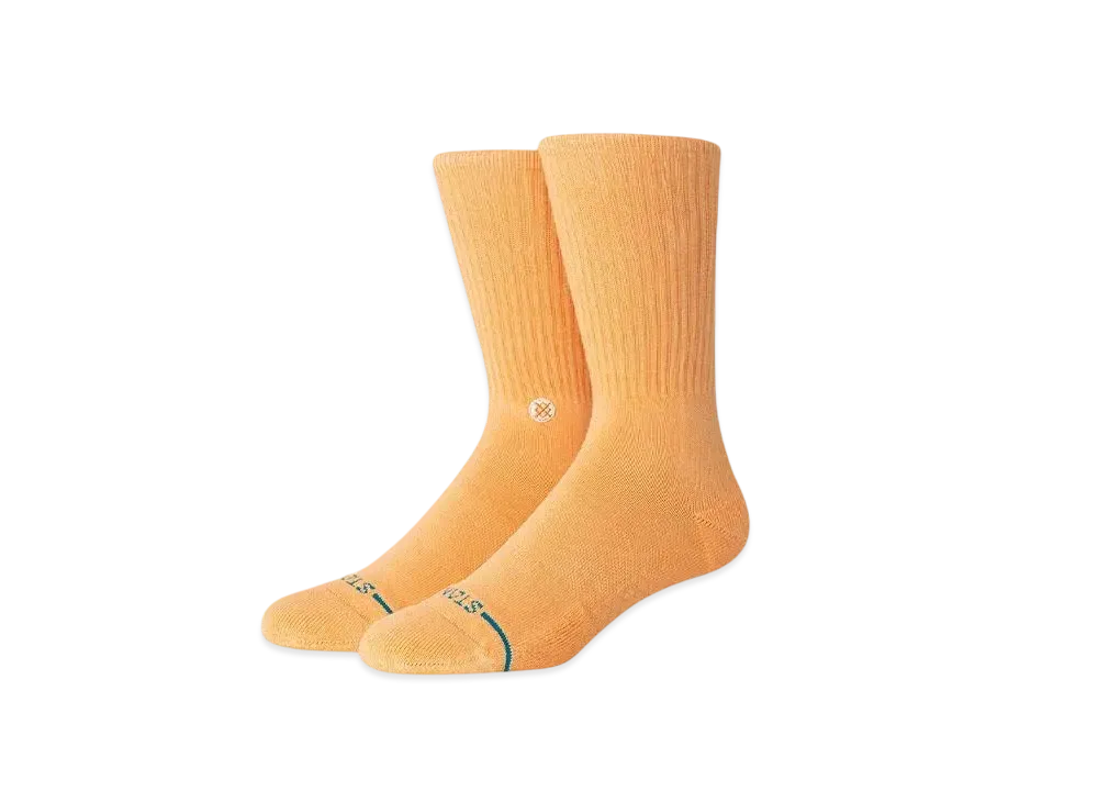 STANCE ICON WASHED CREW "PEACH"