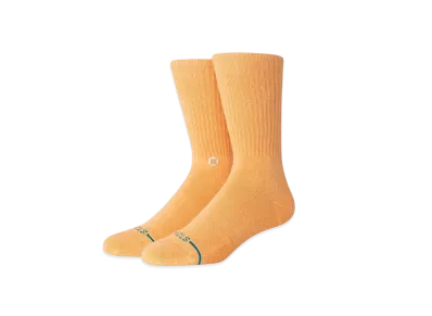 STANCE ICON WASHED CREW "PEACH"