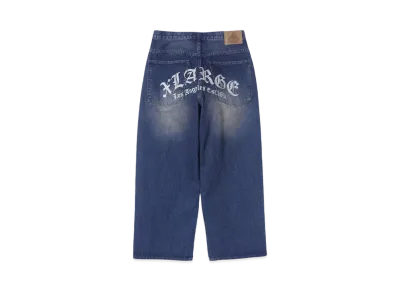 XLARGE OLD ENGLISH BAGGY DENIM PANTS "INDIGO"