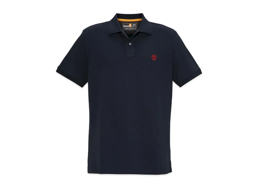 Timberland Men's Short Sleeve Millers River Picket Polo Shirt "Dark Sapphire"