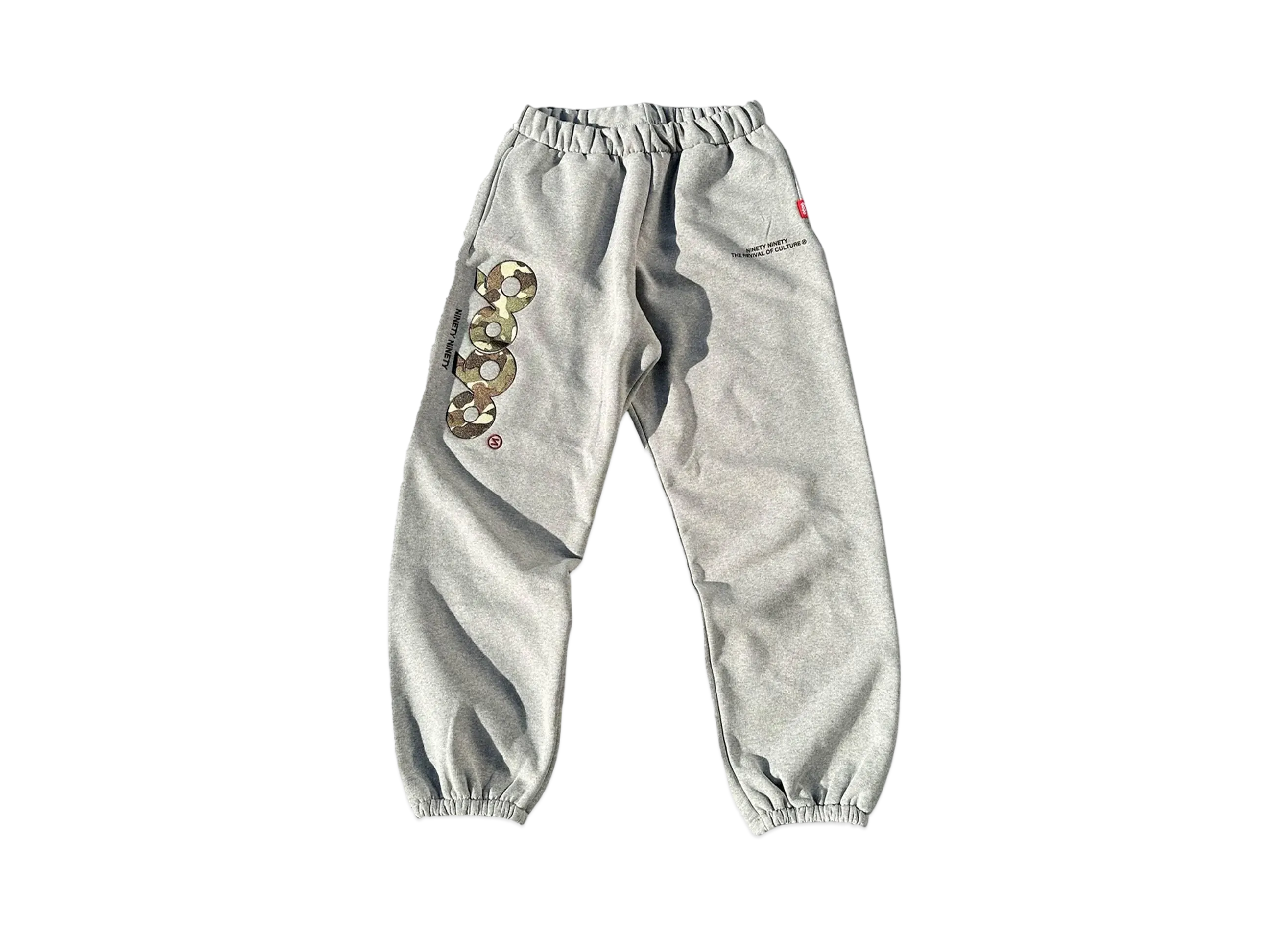 9090 OG Logo Rich Sweat Pants "Heather Gray Camo"