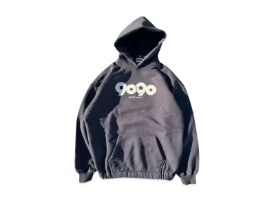 9090 OG Logo Rich Ballon Hoodie "Charcoal"