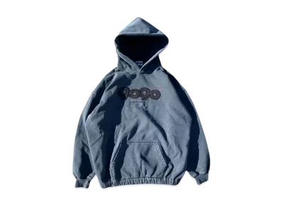 9090 OG Logo Rich Ballon Hoodie "Pigment navy"