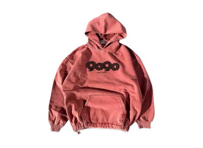 9090 OG Logo Rich Ballon Hoodie "Pigment Red"