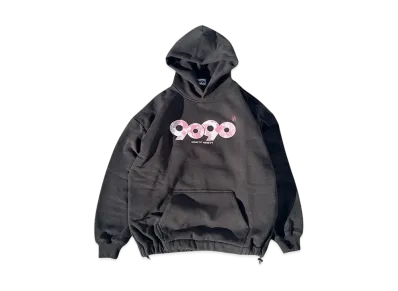 9090 OG Logo Rich Ballon Hoodie "Black Pink Camo"