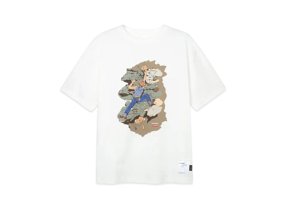 LEVI'S x SATISFY SoftCellTM Cordura® T‐Shirt  "White"