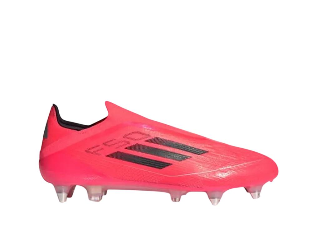 adidas F50 Elite Laceless Soft Ground "Turbo/Aurora Black/Platinum Metallic"