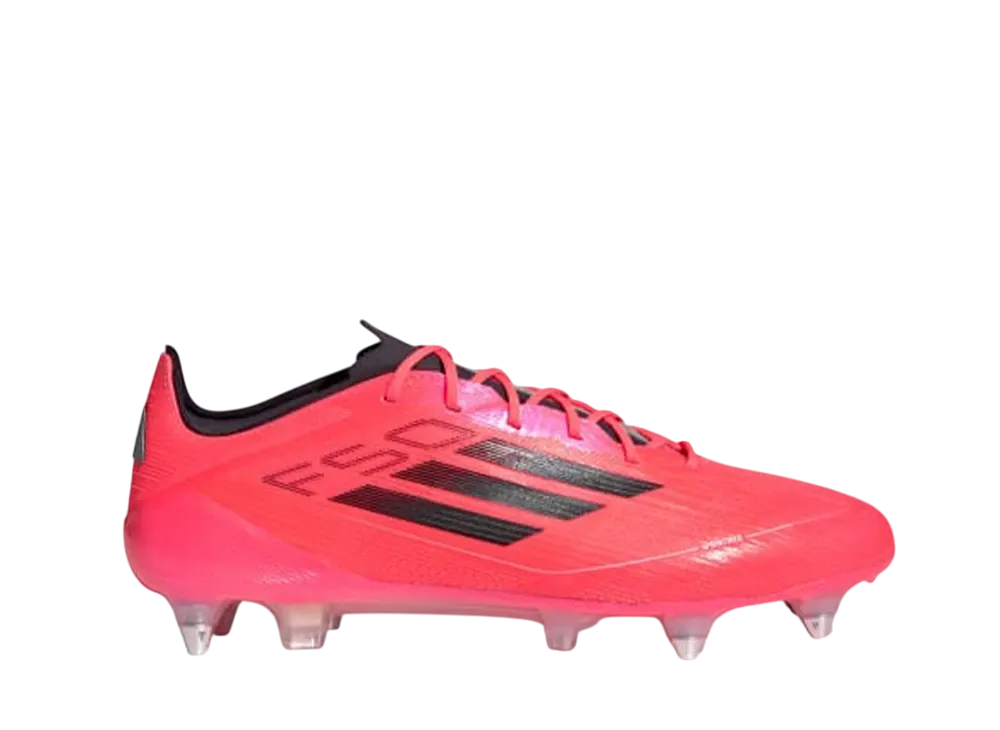 アディダス F50 エリート ソフトグラウンド スパイク "ターボ/オーロラブラック/プラチナメタリック"