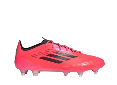 adidas F50 Elite Soft Ground Cleats "Turbo/Aurora Black/Platinum Metallic"