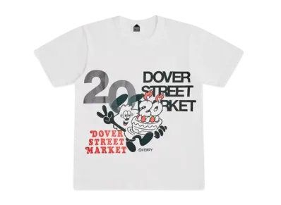 Dover Street Market London (DSML) x VERDY 20th Anniversary T-Shirt "White"