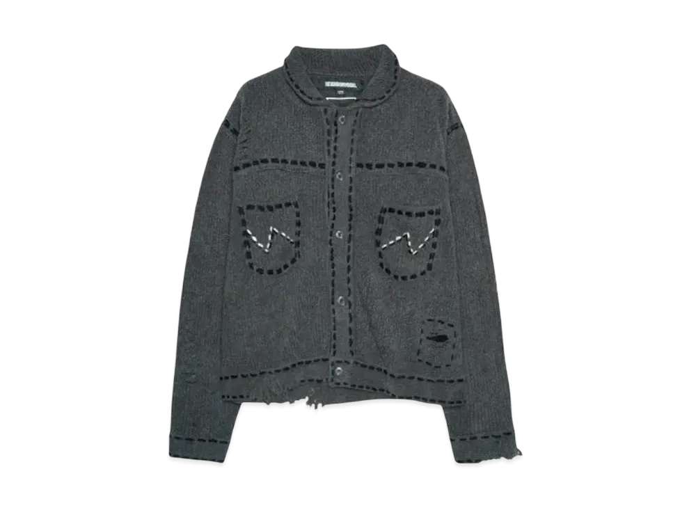 NEIGHBORHOOD x PHINGERIN PG1 SAVAGE KNIT "CHARCOAL"