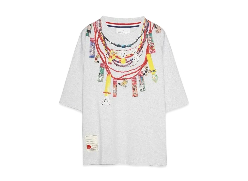 JUNGLE EMPEROR x SEVESKIG vs JUNGLE EMPEROR LEO L/SL TEE Ver, Toys necklace "GRAY"