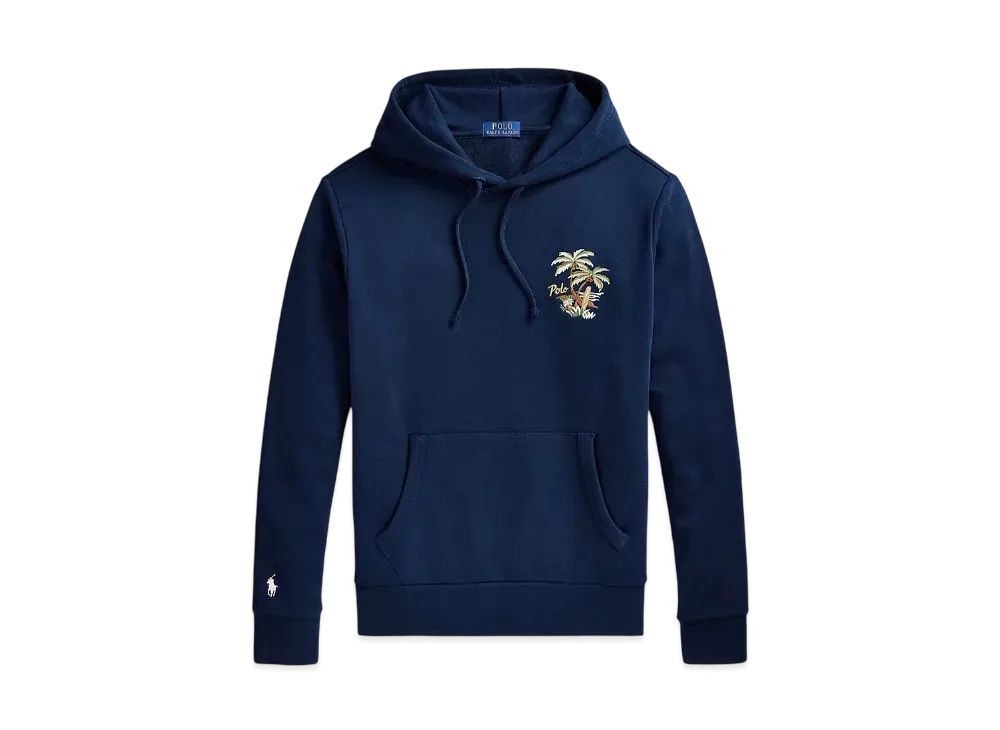 Polo Ralph Lauren Embroidery Loopback Fleece Hoodie "Blue"