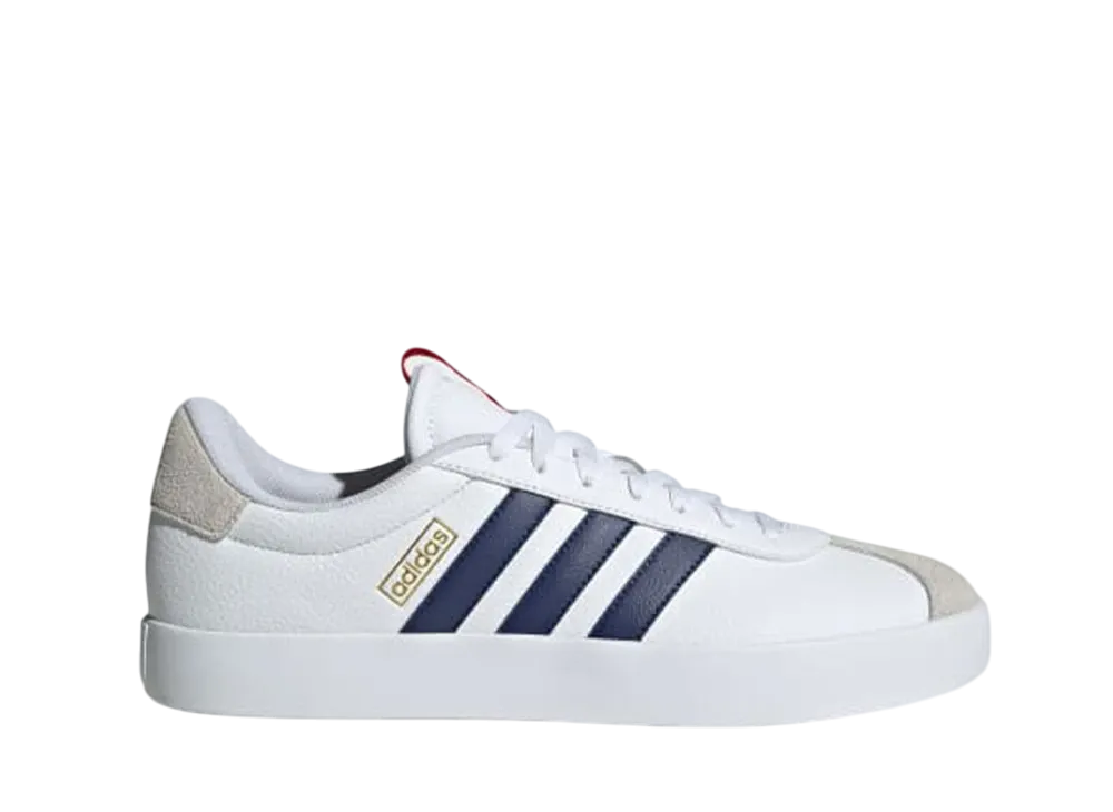 アディダス VL コート3.0 "クラウドホワイト/ダークブルー/ベタースカーレット"