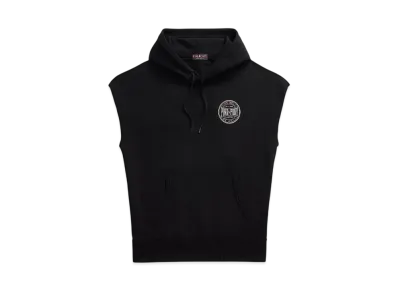 Polo Ralph Lauren Pink Pony Sleeveless Hoodie "Black"